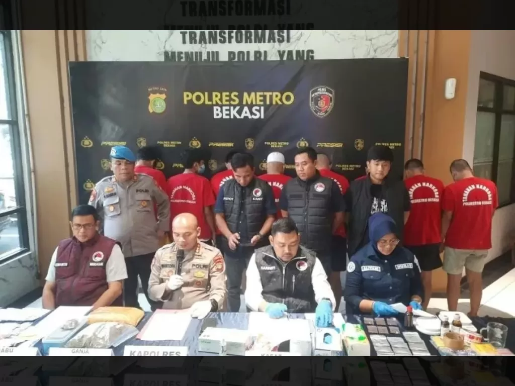 Operasi Besar! Polisi Bekasi Gagalkan Peredaran Narkoba Senilai Ratusan Juta
